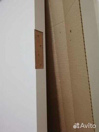 Дверь полотно Геометрия винил белый