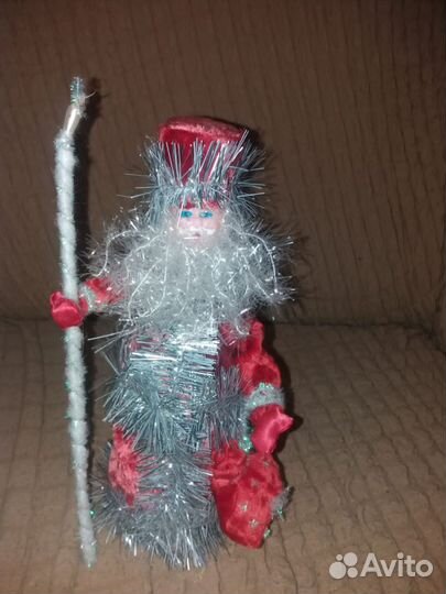 Дед мороз и снегурочка на бутылку/наряд на бутылку