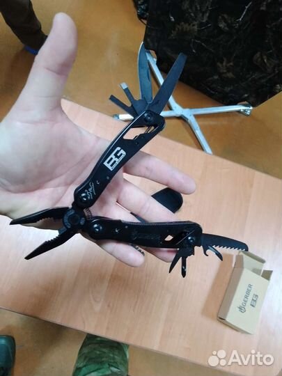 Мультитул Gerber, 9 в 1 с набором бит