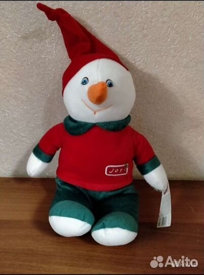 Новогодняя мягкая игрушка Снеговик