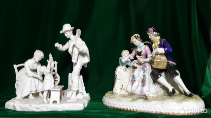 Фарфоровые статуэтки СССР, Европа, описание ниже