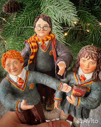 Гарри Поттер ватные ёлочные игрушки