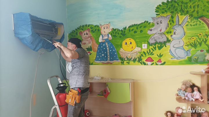 Обслуживание, чистка, ремонт, кондиционеров