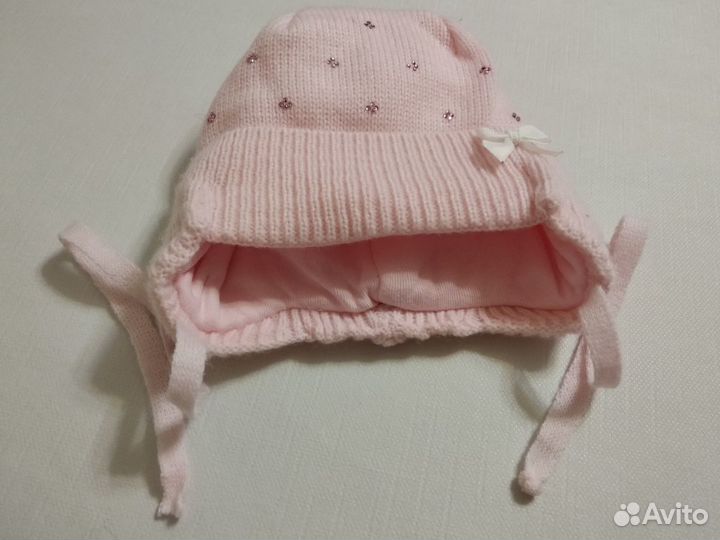 Шапка для девочки зимняя