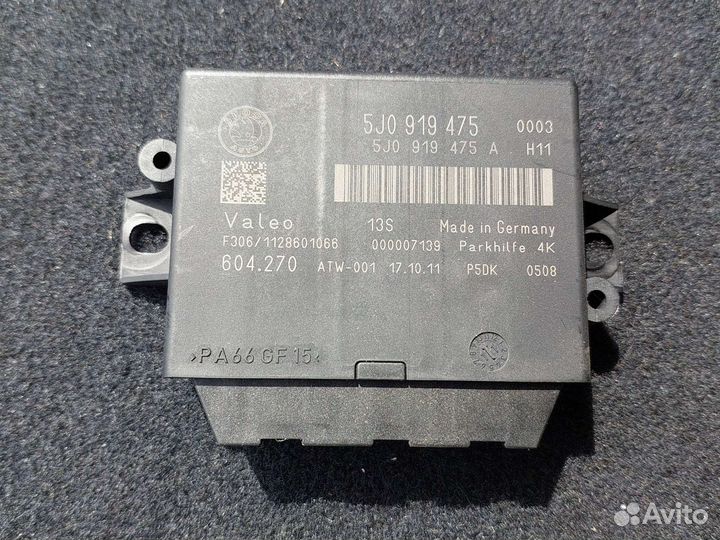 Блок управления парктрониками 5j0919475