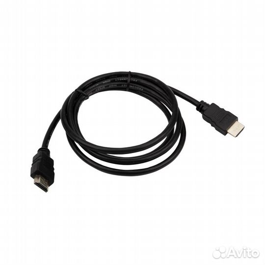 Кабель соединительный hdmi-hdmi 1 м, новый, чёрный