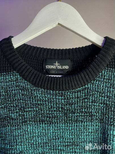 Свитер Stone Island Shadow Project бирюзовый