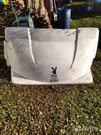 Спойлер на крышу газель