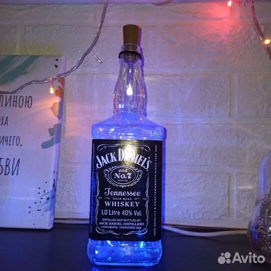 Гирлянда в бутылке