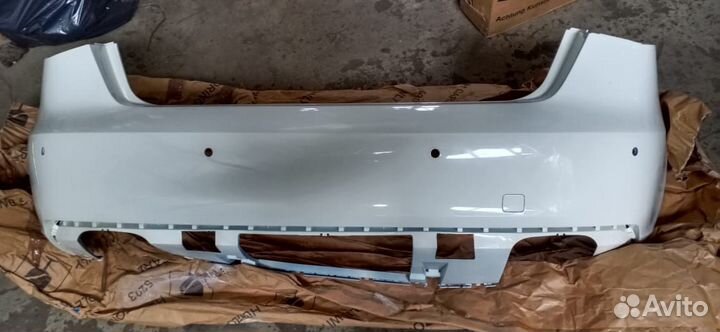 Бампер задний audi a3 3d 2012 белый цвет