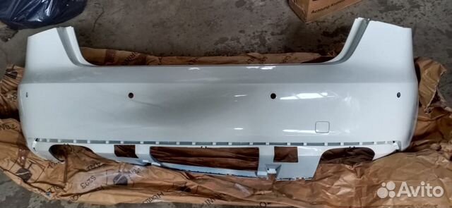 Бампер задний audi a3 3d 2012 белый цвет