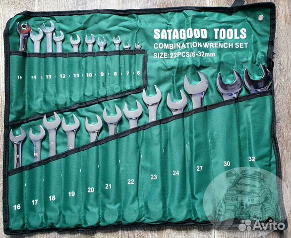 Набор ключей 22 пр. сумка