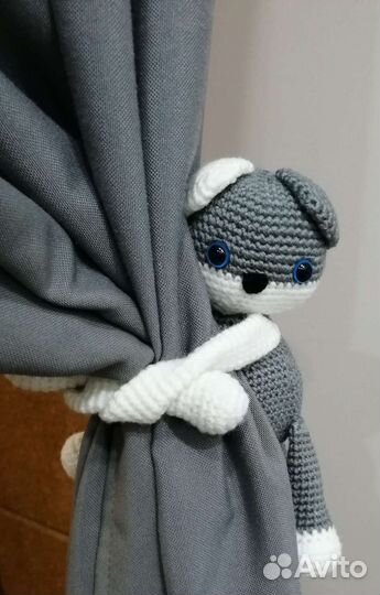 Вязаная кошечка, игрушка