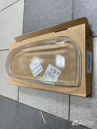 Стекло фары левое vw golf 3 1991-1997 прозрачное