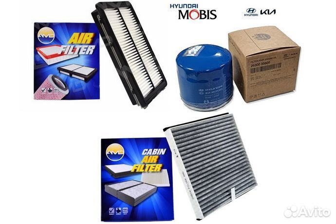 Комплект фильтров Tucson, Sportage 16-20 бензин