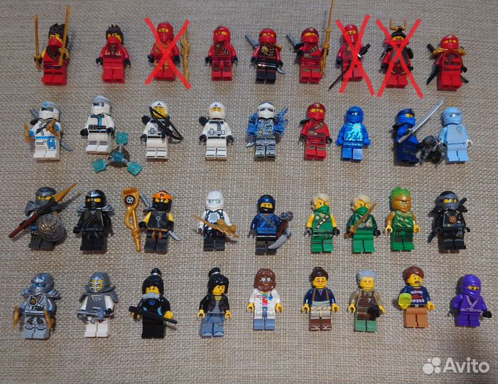 Lego Минифигурки Ninjago Ниндзяго