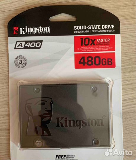 SSD накопитель Kingston A400 2.5