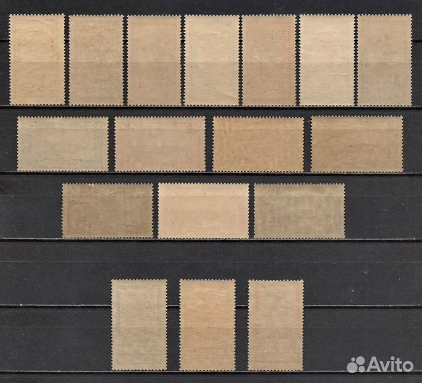 1908 Фр. колонии Мартиника Yvert 61-77 (Полная)**