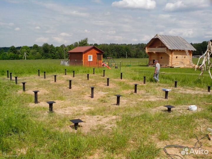 Винтовые сваи для фундамента