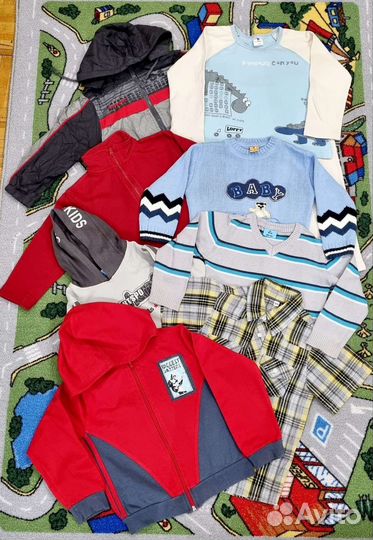 Много одежды на мальчика р.98-104, мало б/у
