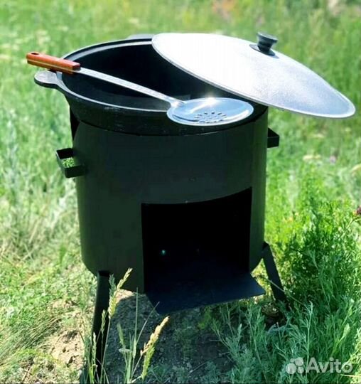 Казан чугунный афганский