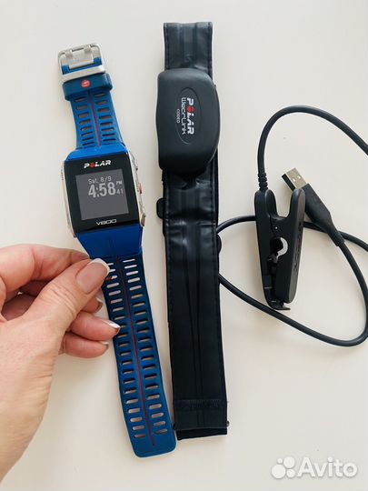 Пульсометр + часы Polar (оригинал)