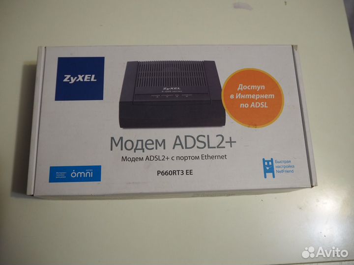 Маршрутизатор zyxel P660RT3 EE adsl2+