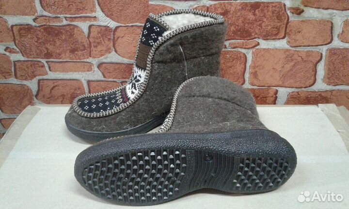 Ботинки войлочные