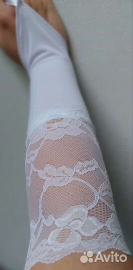 Перчатки свадебные