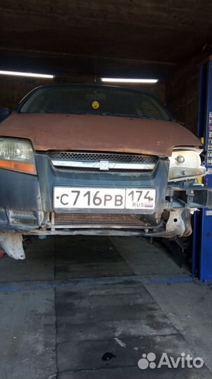 Chevrolet Aveo I (2003—2008) Накладка на торпедо