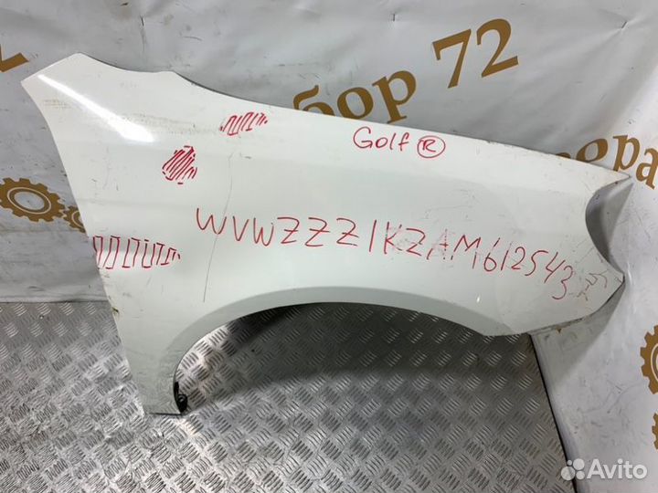 Крыло переднее правое Volkswagen Golf 5K1