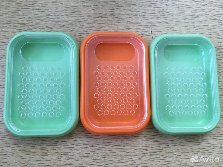 Терка двойная пластиковая для детского питания