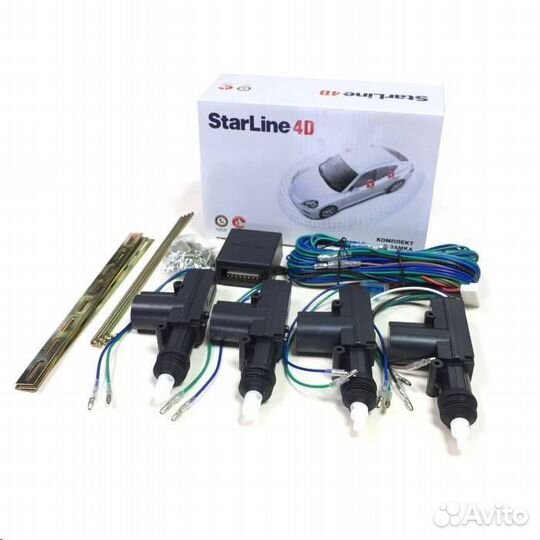 Комплект центрального замка StarLine 4D