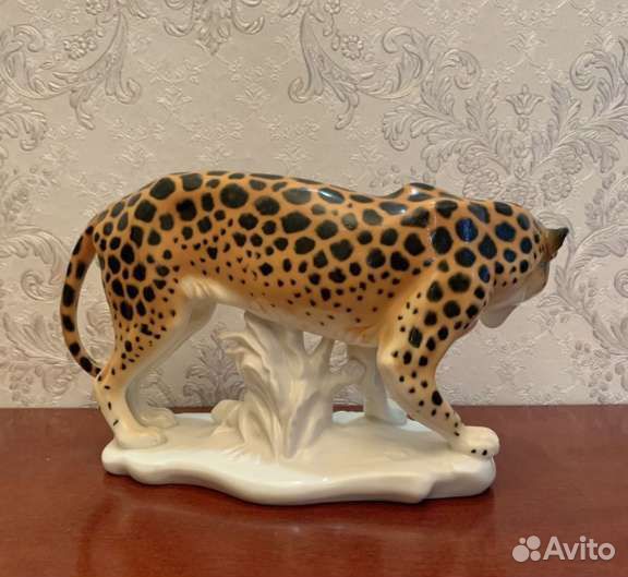 Фарфоровая статуэтка германия Karl Ens Леопард
