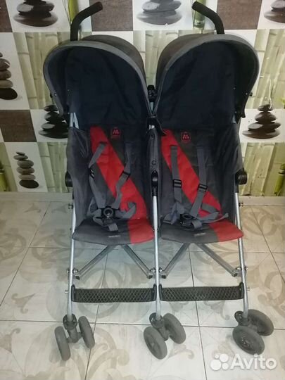 Коляска трость для двойни maclaren