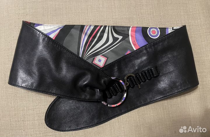 Ремень женский кожаный emilio pucci