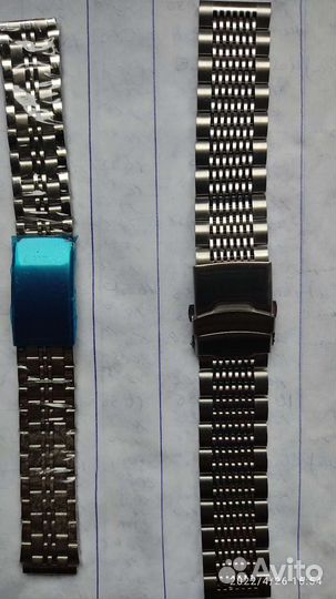 Металлический браслет для часов