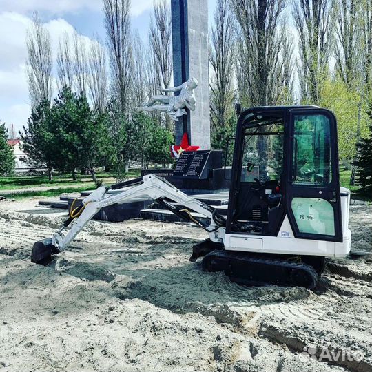 Услуги мини экскаватора Аренда
