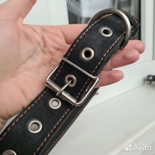 Ошейник для собак кожаный