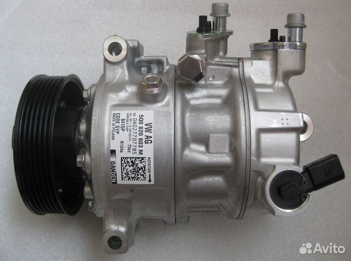 Компрессор кондиционера Skoda VW Новый Оригинал