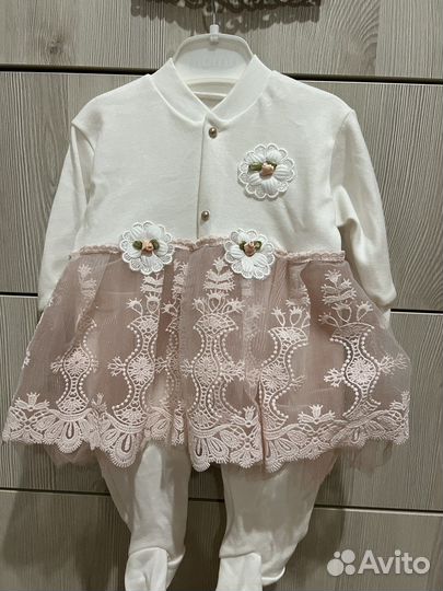 Платье для новорожденной девочки