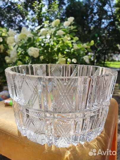 Хрустальный салатник СССР