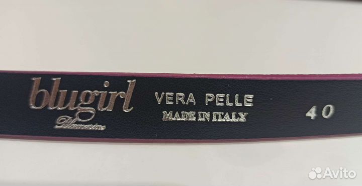 Ремень женский vera pelle Италия