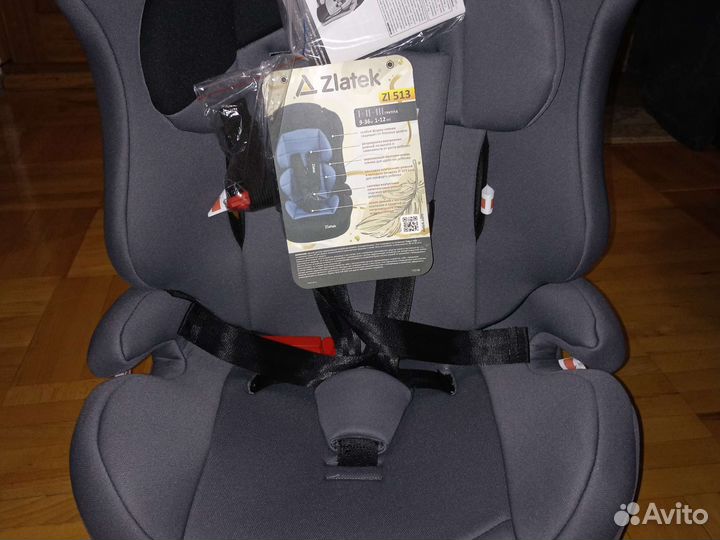 Детское автокресло 9 до 36 кг zlatek