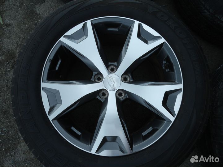 Субару Форестер оригинал диски R17 5*100 7j 48
