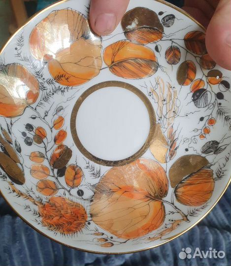 Чайная пара фарфор СССР