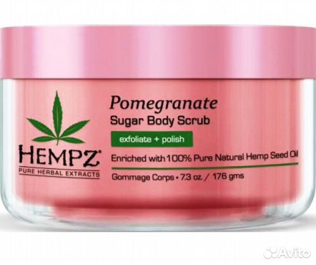 Hempz скраб для тела