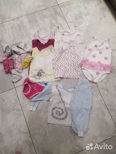 Пакет вещей для девочки 92р
