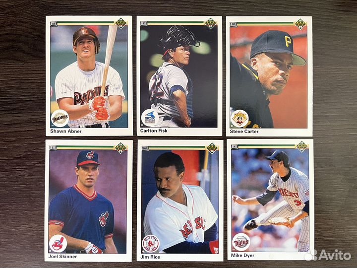 Бейсбольные карточки Upper Deck 1990