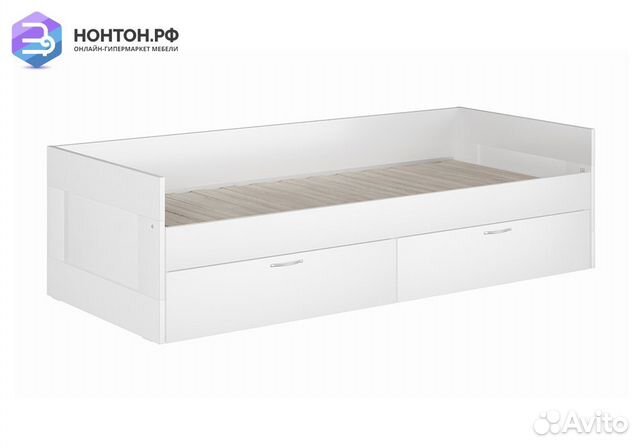 Кровать раздвижная Сириус белая